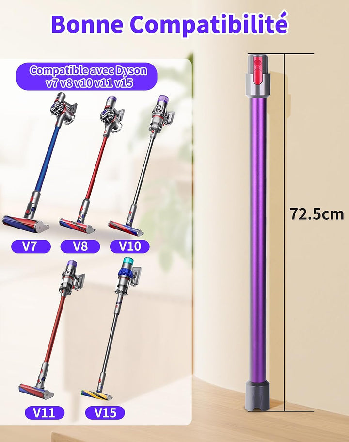 NETONDA Rohr für Dyson Ersatzteile V11 V10 V8 V15 V7 Verlängerungsrohr für Dyson Staubsauger Zubehör