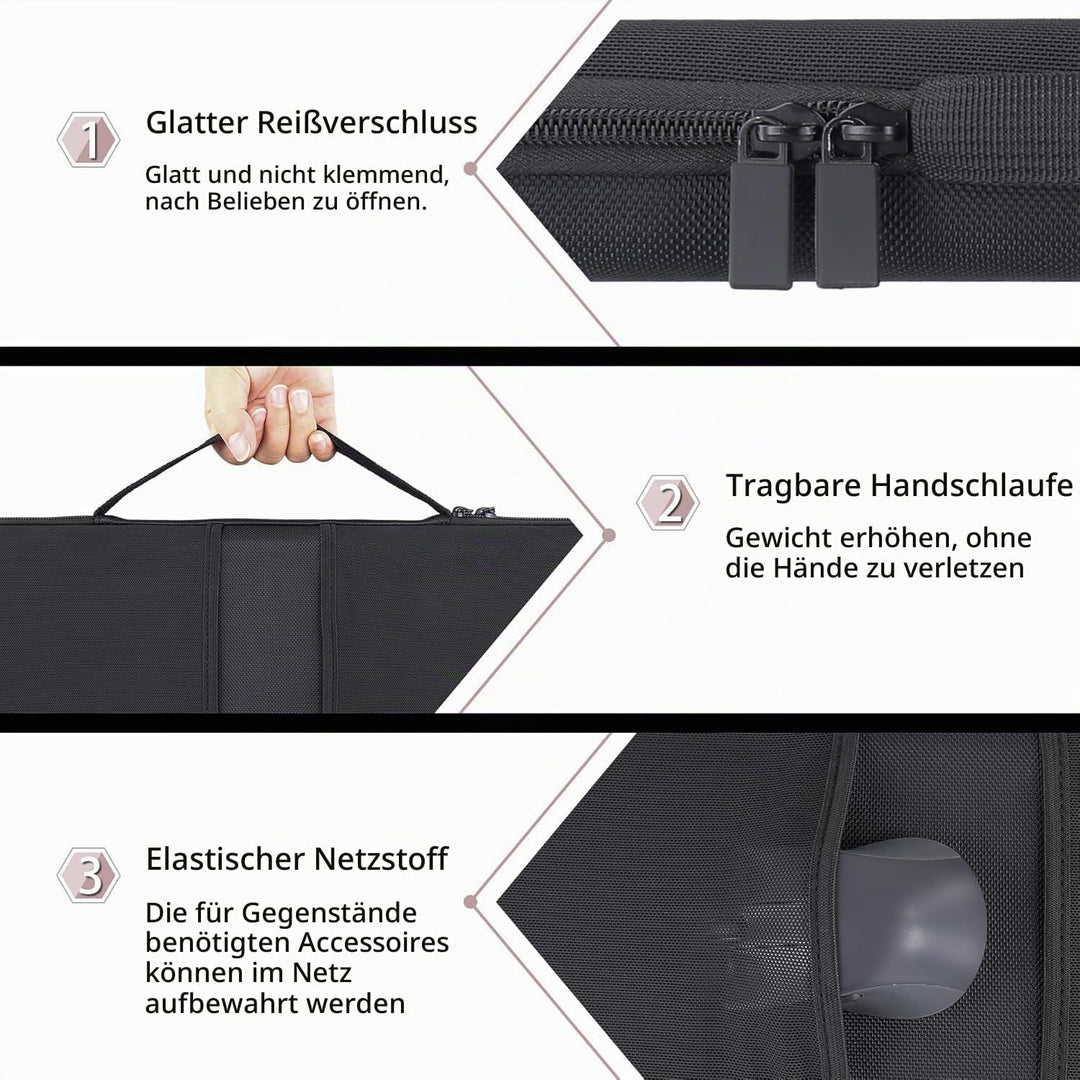 co2CREA Case Harte Reiseschutzhülle Etui Tasche kompatibel mit Logitech Signature Slim K950 kabellos