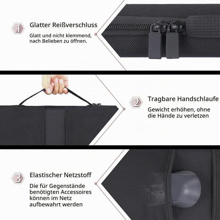 co2CREA Case Harte Reiseschutzhülle Etui Tasche kompatibel mit Logitech Signature Slim K950 kabellos