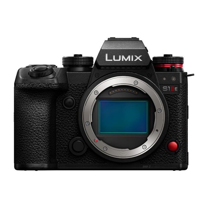 Panasonic LUMIX S1IIE Spiegellose Vollformatkamera, nur Gehäuse, 24 MP, CS4K 60p, 6K 30p Open Gate,