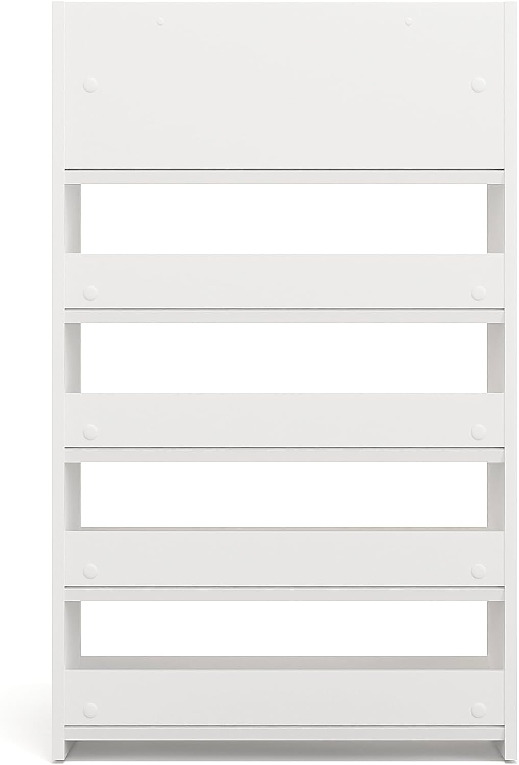KOMTO Schuhregal Schmal - Schuhablage Flur mit 5 Ebenen Offener Schuhschrank Schuh Organizer Platzsp