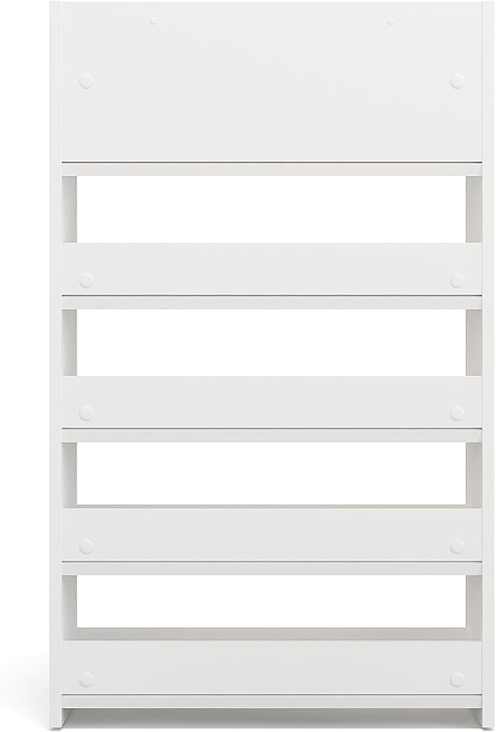 KOMTO Schuhregal Schmal - Schuhablage Flur mit 5 Ebenen Offener Schuhschrank Schuh Organizer Platzsp