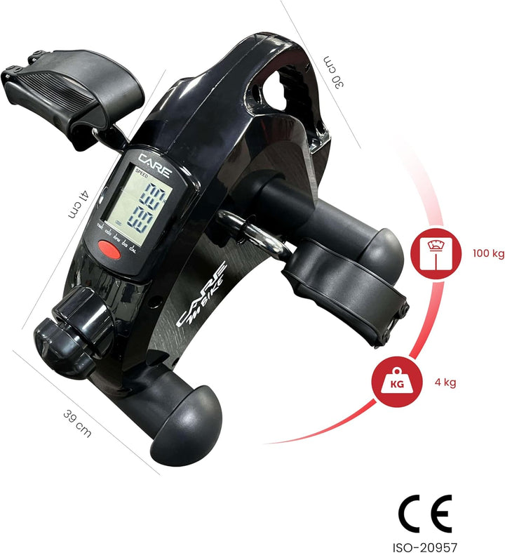 Care Fitness - Mini-Tretlager – M Bike – Care – ergonomisches Format – kompakt 3,5 kg – Intensität v