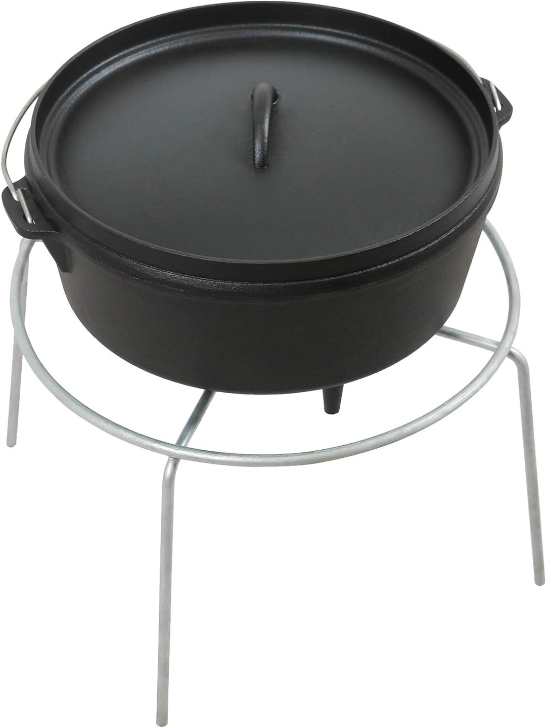 Mayer Barbecue BRENNA Schwenkgrill Set, Dutch Oven Set mit Dreibeinständer, Dutch Oven 5,5 l, Gussei