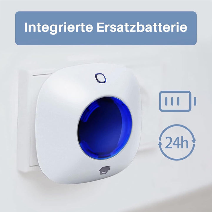 Chuango WS-105 - Innensirene, Stroboskoplicht, 90 db, Nachtlicht Innen - 90 db, Innen - 90 db