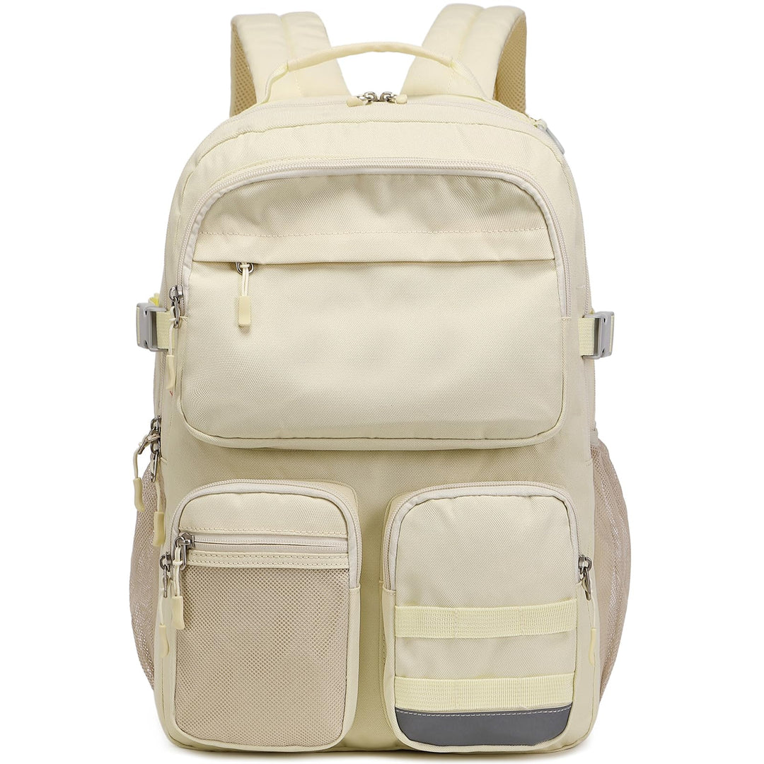 Lohol Big School Backpack College Büchertasche für Teenager Studenten, Multi Pockets Wasserdicht Cas