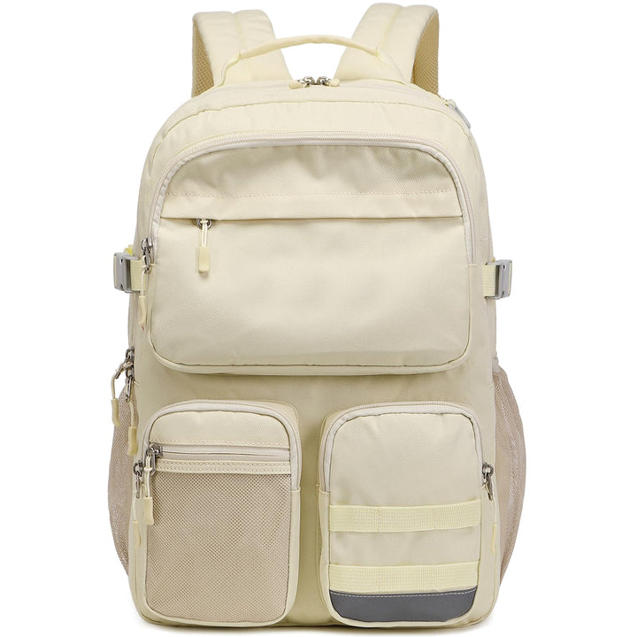 Lohol Big School Backpack College Büchertasche für Teenager Studenten, Multi Pockets Wasserdicht Cas