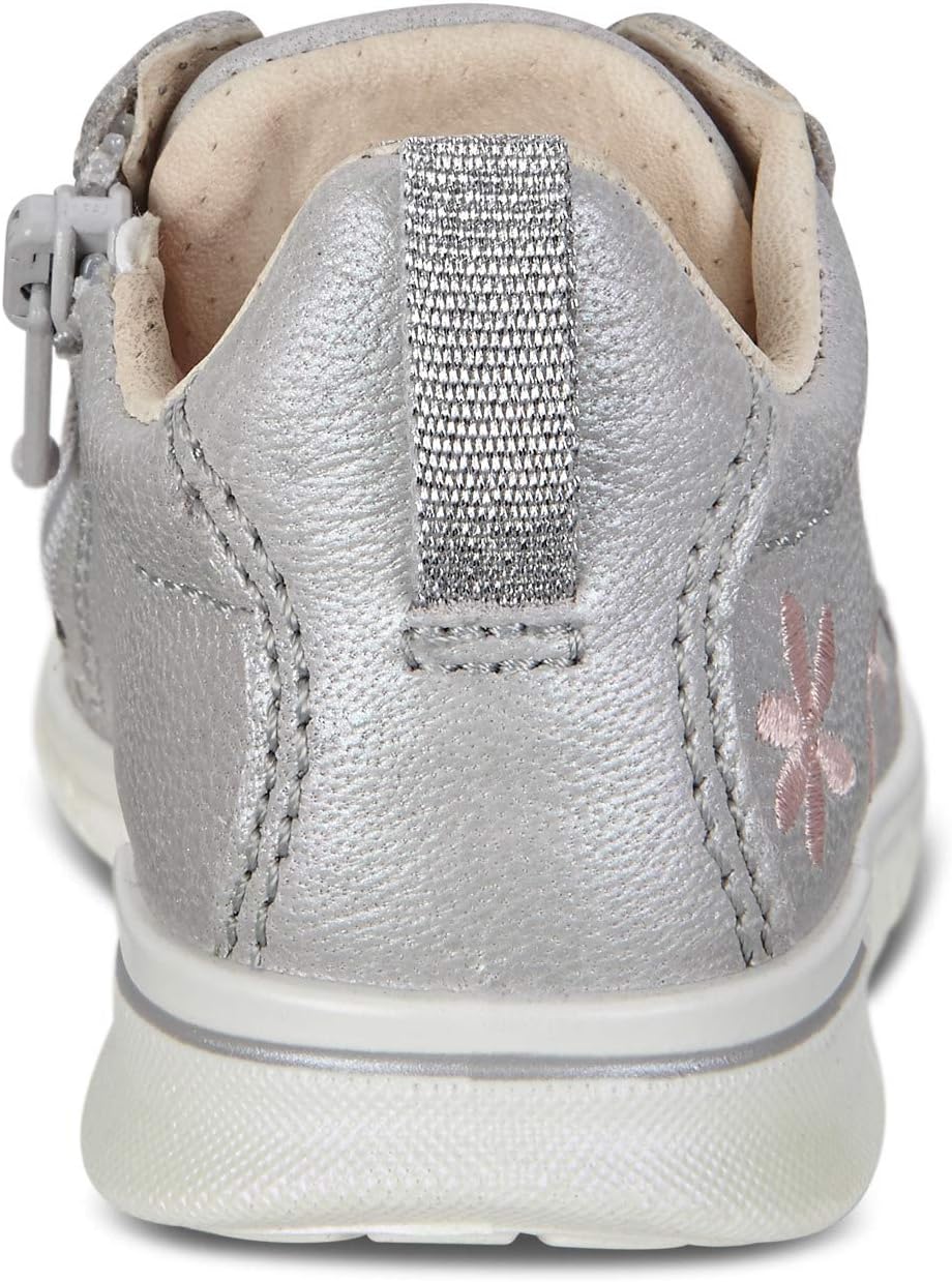 ECCO Mädchen First Sneaker 22 EU Grau Concrete 1379, 22 EU Grau Concrete 1379