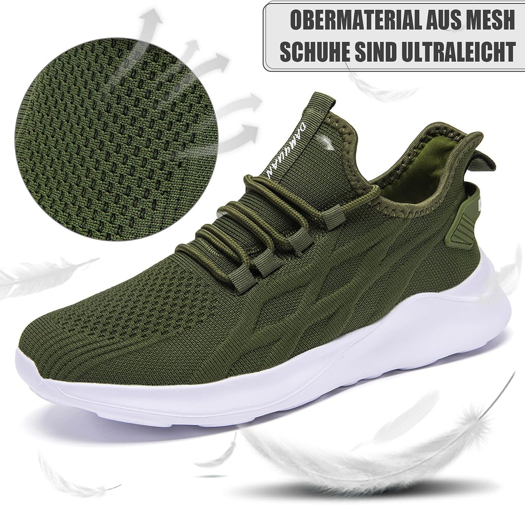 ZMBCYG Herren Sportschuhe Laufschuhe Turnschuhe Schuhe Strassenlaufschuhe Tennisschuhe Sneaker 39 EU