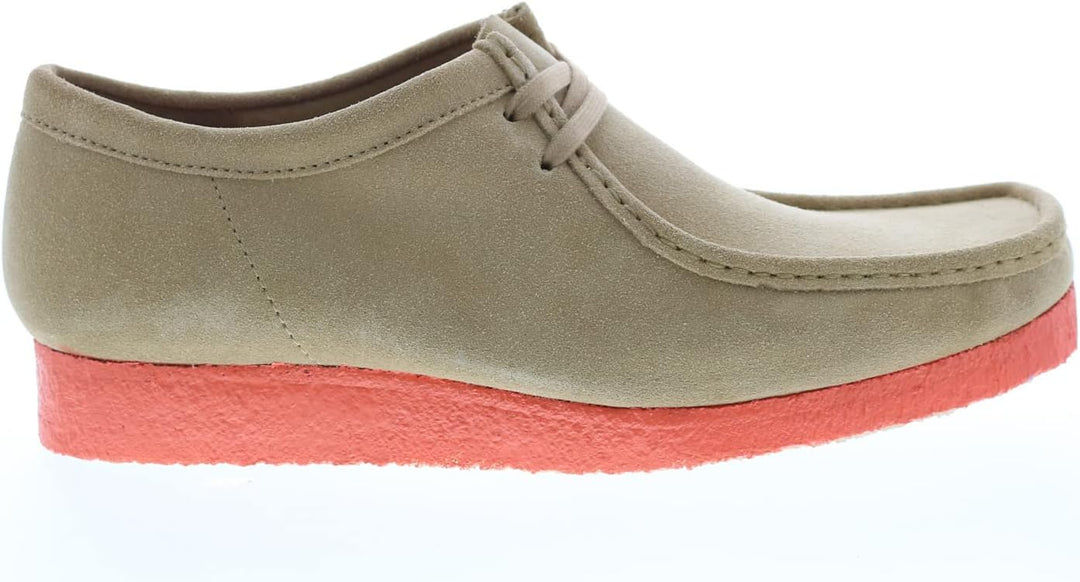 Clarks Herren Wallabee 47 EU Light Tan Orange, 47 EU Light Tan Orange