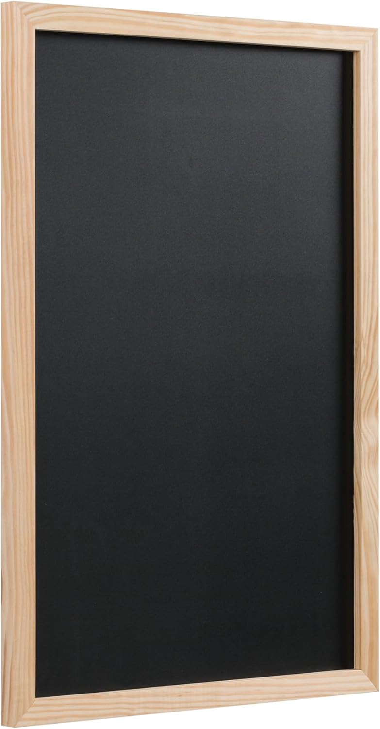 Bi-Office, Blackboard Back2Chalk Essentials, Kreidetafel mit Kiefer Rahmen, 60x40cm 60x40cm Kieferra