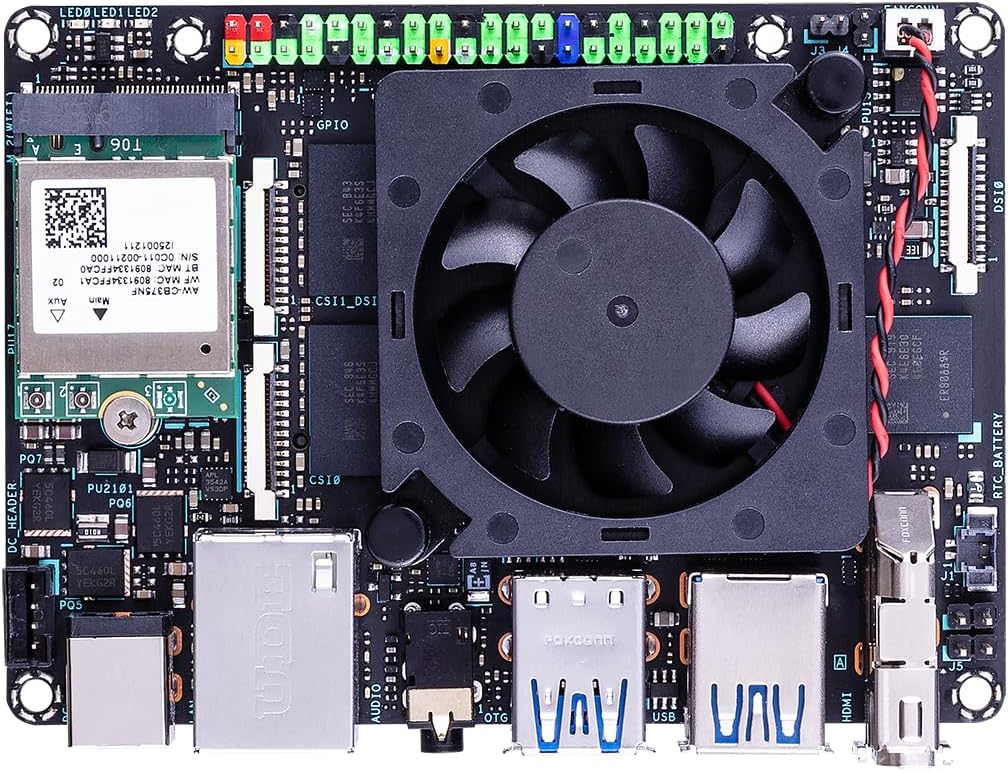 ASUS Tinker Edge R Single-Board-Computer (Einplatinencomputer, Mainboard für KI-Anwendungen, Machine