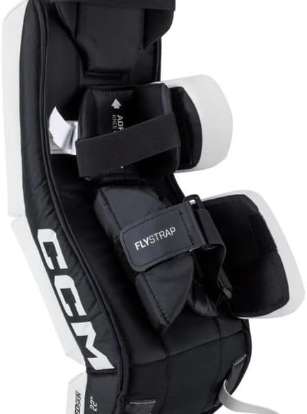 CCM YFlex 3 Goalie Schiene Bambini, Grösse:22 Zoll, Farbe:Weiss/rot/schwarz