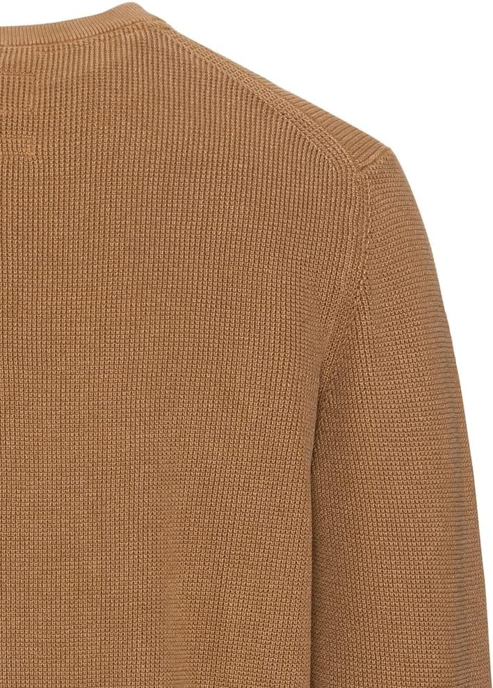 camel active Herren Strickpullover aus Bio-Baumwolle S Wood, S Wood