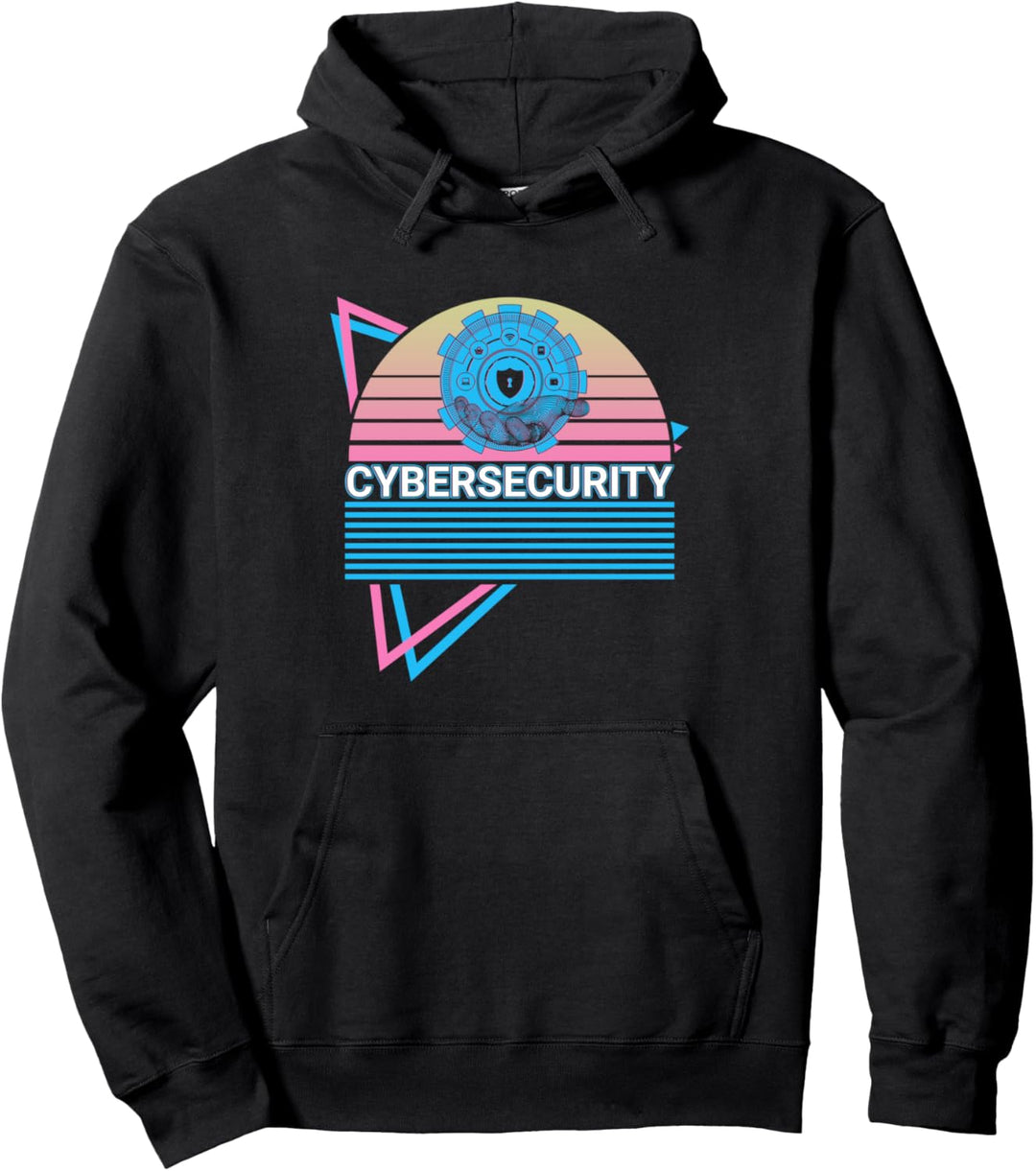Cybersicherheit Computersicherheit Cybersicherheit Retro Pullover Hoodie
