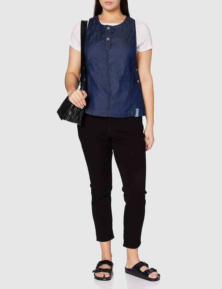 G-Star Damen Flight Top Shirts L Blau (Fantem Blue D22154-d197-863), L Blau (Fantem Blue D22154-d197