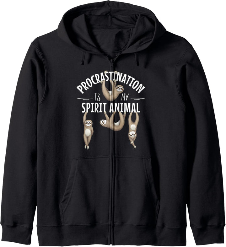 Procrastination Is My Spirit Animal | Chillende Faultiere Kapuzenjacke