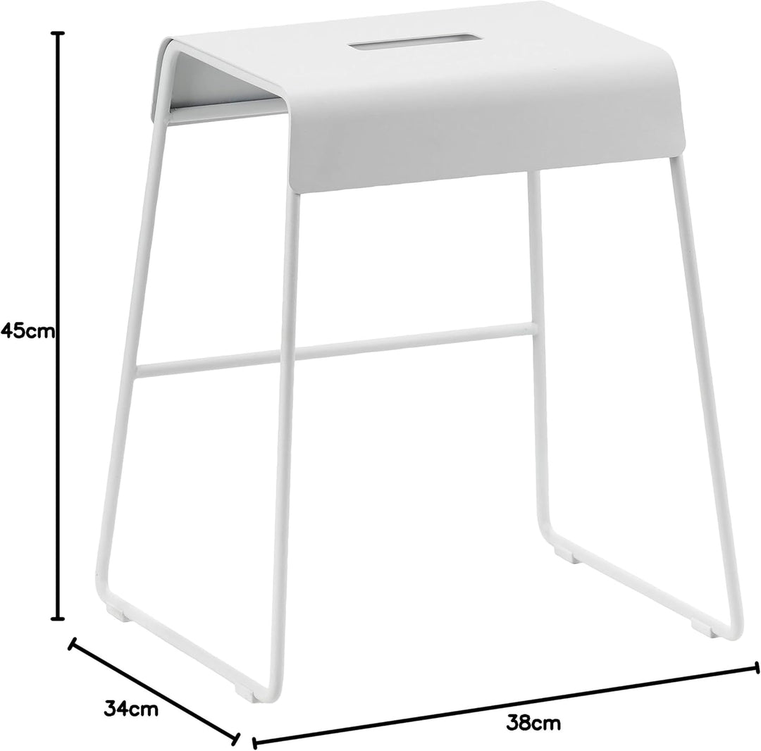 Zone Denmark A-Stool, Hocker aus Stahl, Kleiner Schemel/Trittschemel für Kinder und Erwachsene, Trit