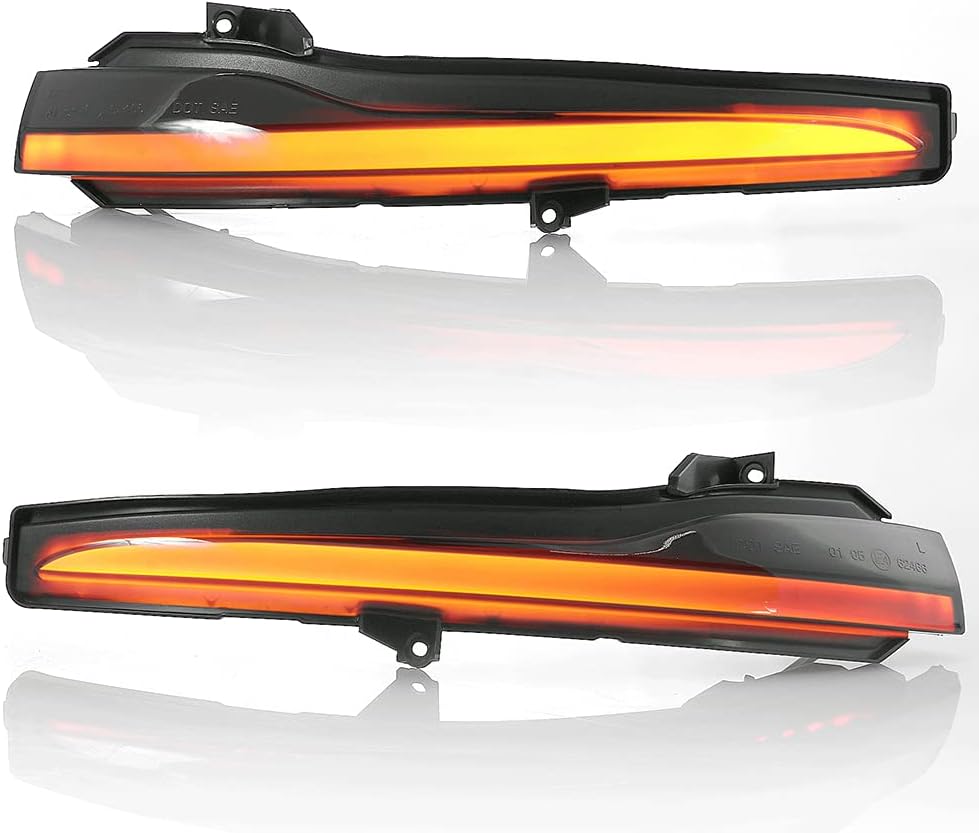 LIGHTDELUX Ersatz für LED Spiegelblinker Blinkleuchte Dynamisch Links Rechts Laufblinker mit Zulassu