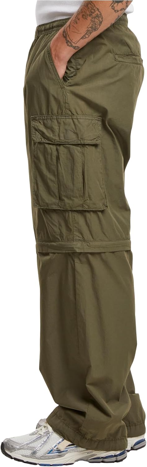 Urban Classics Herren Zip Away Pants, Cargo Hose für Männer, erhältlich in vielen verschiedenen Farb