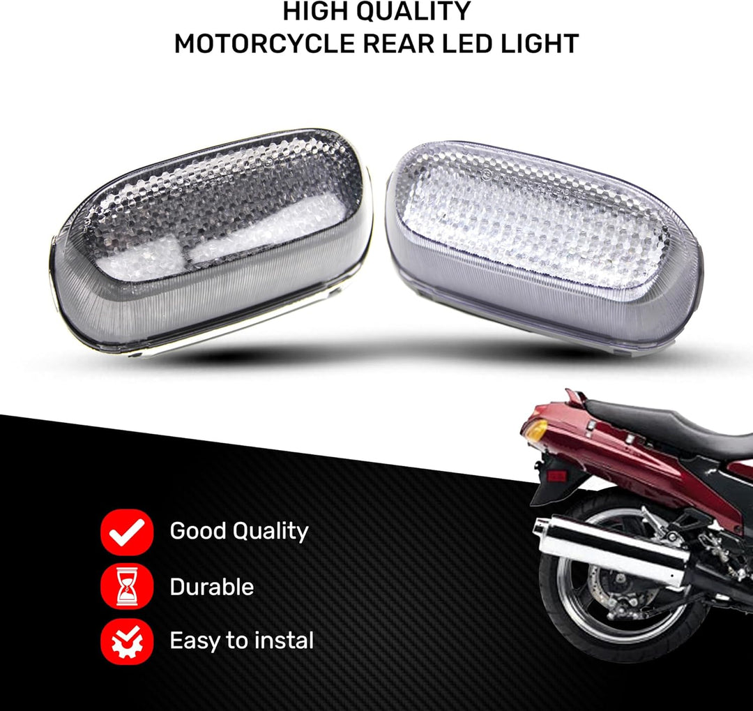 aVDB-moto LED-Bremslicht mit integrierten Blinker kompatibel mit Kawasaki ZZR 600 1993/2005, ZZR1100