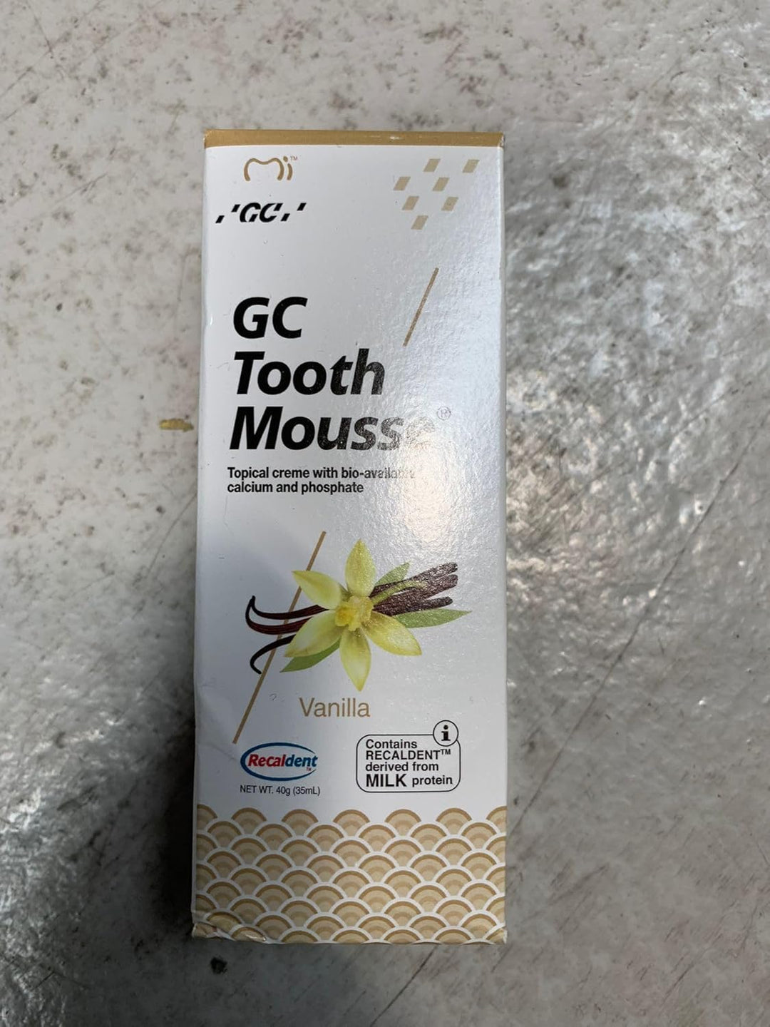 2x GC Tooth Mousse Zahnpasta 35ml Tube Vanille (2x 35ml)