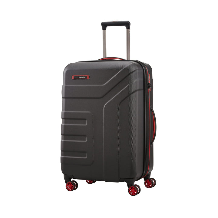 Travelite Koffer Vector Grösse M, 70 cm, 79-91 Liter, mittelgross Schwarz 70 cm (Trolley M), Schwarz