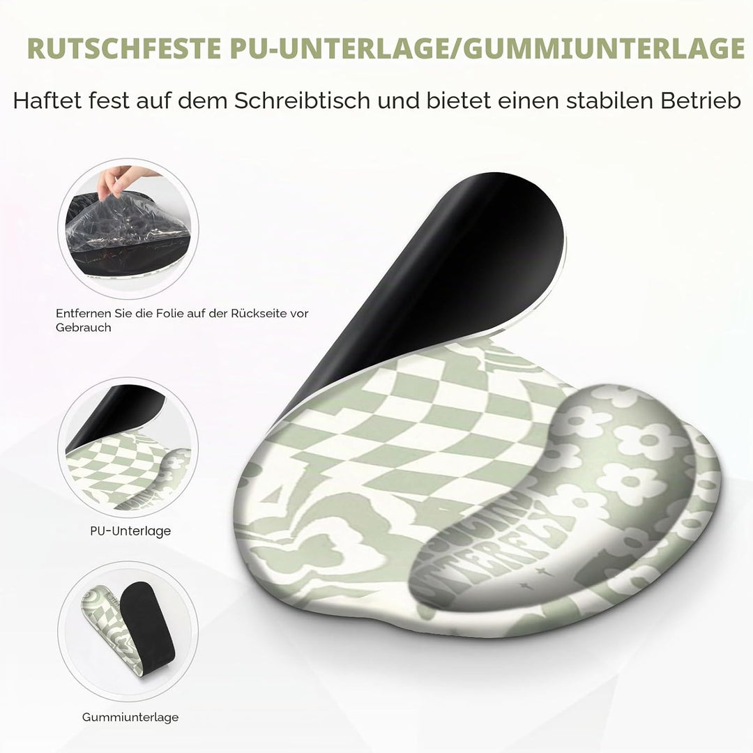 Grosse Schreibtischunterlage, beigefarbenes Gaming-Mauspad, Schreibtischunterlage, XXL-Mauspad + Tas