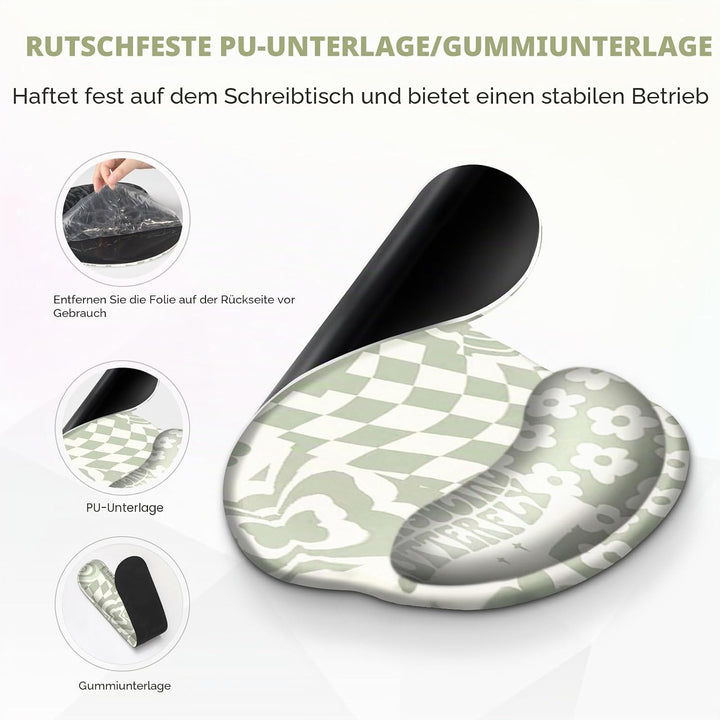 Grosse Schreibtischunterlage, beigefarbenes Gaming-Mauspad, Schreibtischunterlage, XXL-Mauspad + Tas