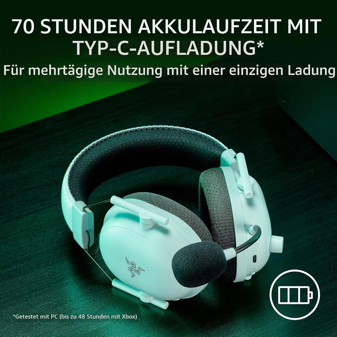 Razer BlackShark V2 Pro (Xbox) - Kabelloses E-Sport Headset für Xbox S-X &amp; One (Triforce 50mm, Hyper