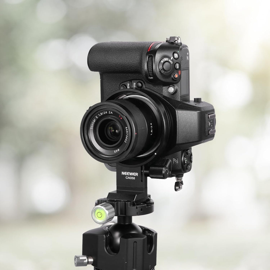Neewer Drehbare Kragenhalterungsplatte für Nikon Z8 Z7 II Z6 II Z5 FTZ II Adapter, schnelle horizont