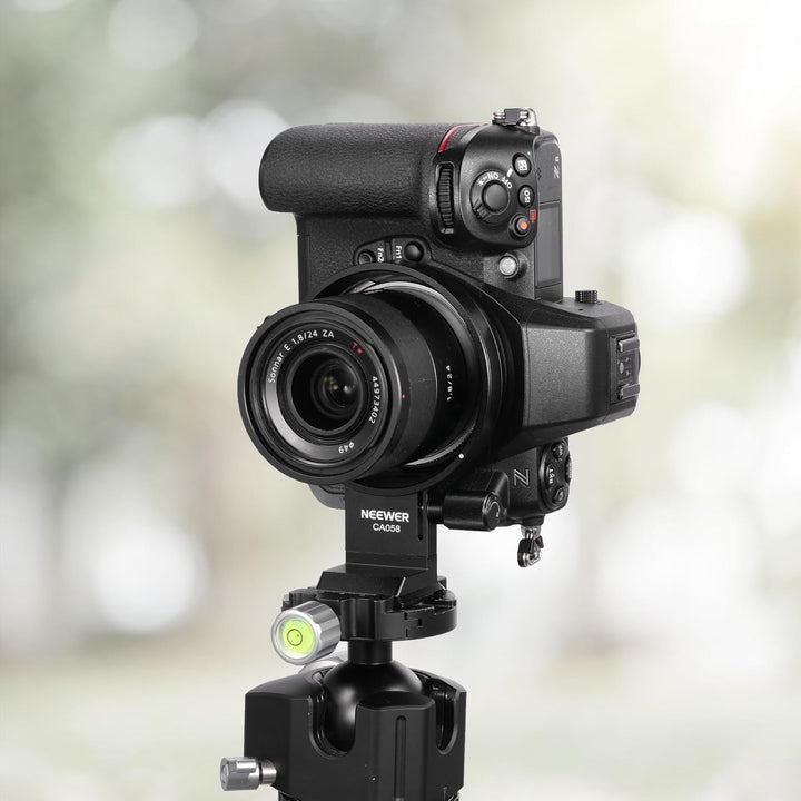 Neewer Drehbare Kragenhalterungsplatte für Nikon Z8 Z7 II Z6 II Z5 FTZ II Adapter, schnelle horizont