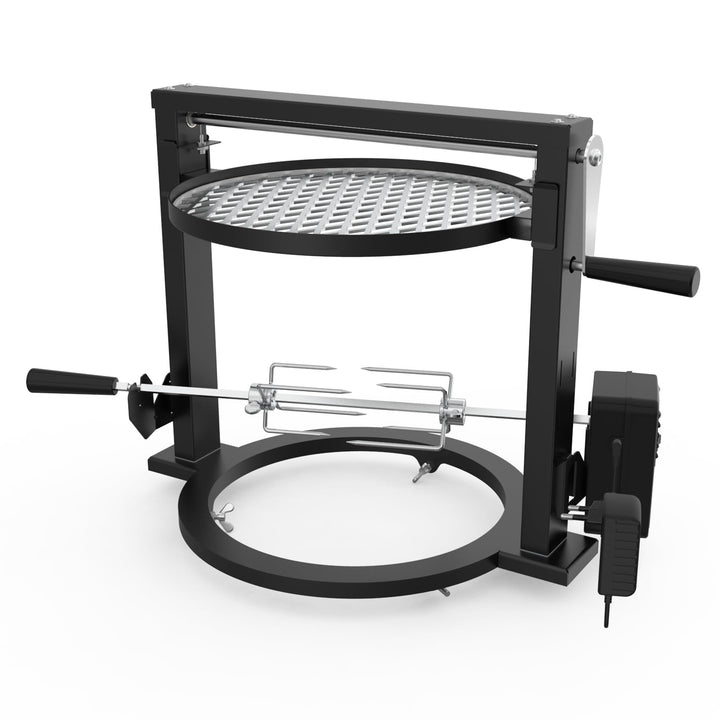 onlyfire Santa Maria Grillaufsatz Grillspiess Set für Solo Stove Ranger 38 cm Feuerstelle, Drehspies