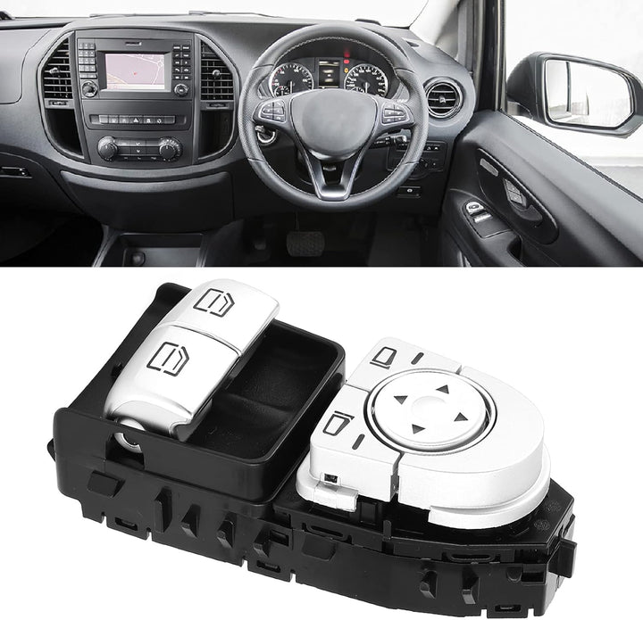 Elektrischer Fensterheberschalter, Autofensterheberschalter, Autoinnenteile A2059056911, Kompatibel