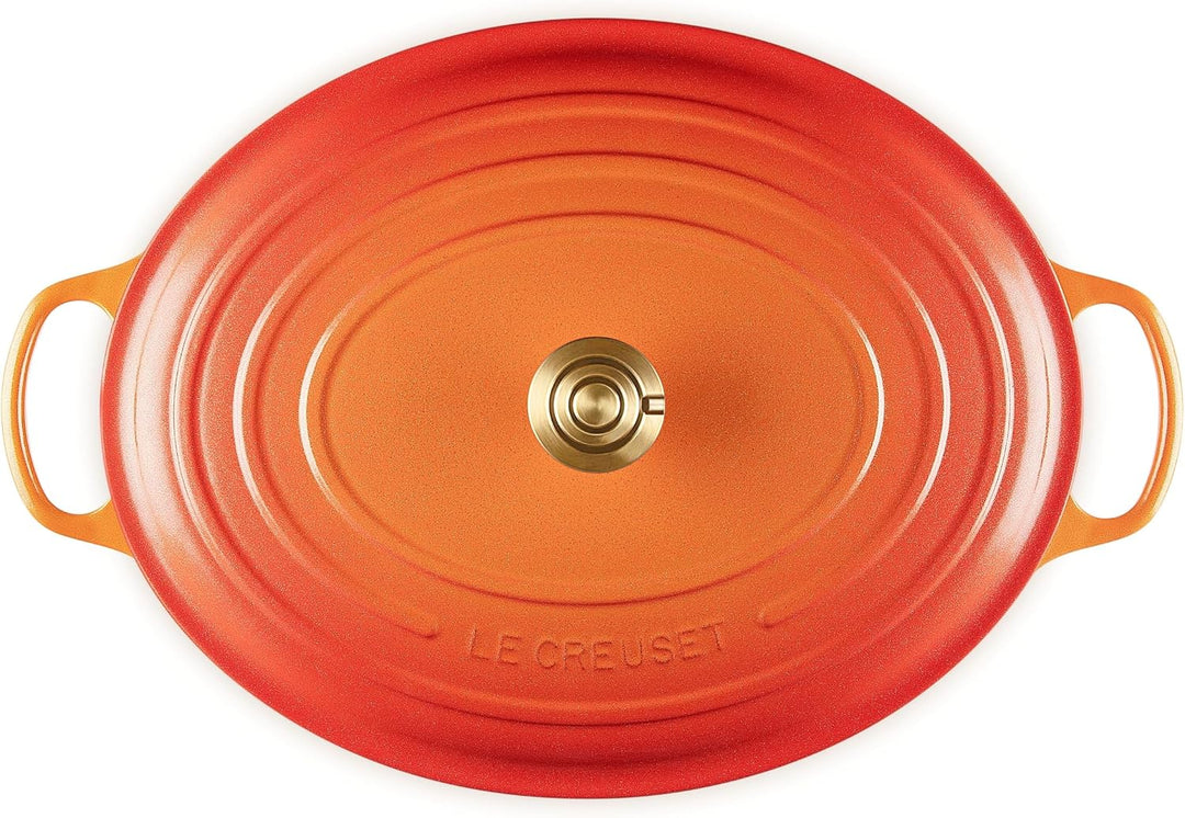 Le Creuset Flamme Dorée Ovalkasserolle, 40 cm