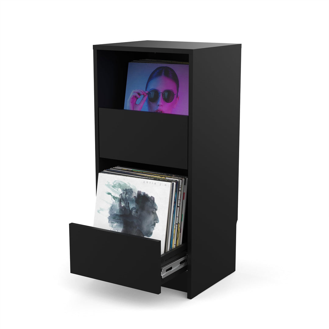 Glorious Vinyl Vault, Black - Vinyl Aufbewahrung