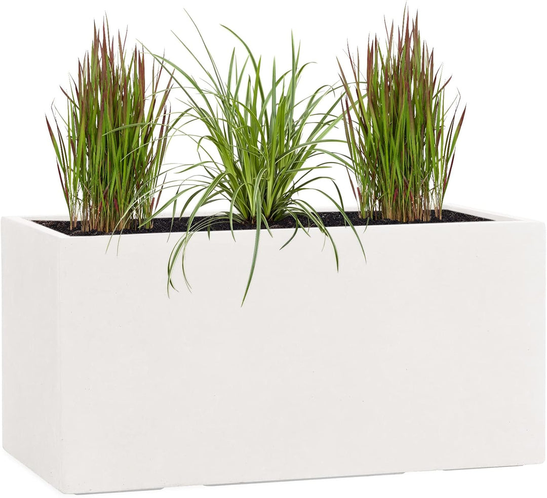 Pflanzwerk® Pflanzkübel TUB Sand 40x80x40cm *Frostbeständiger Blumenkübel* *UV-Schutz* *Qualitätswar