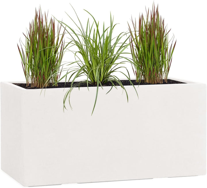 Pflanzwerk® Pflanzkübel TUB Sand 40x80x40cm *Frostbeständiger Blumenkübel* *UV-Schutz* *Qualitätswar