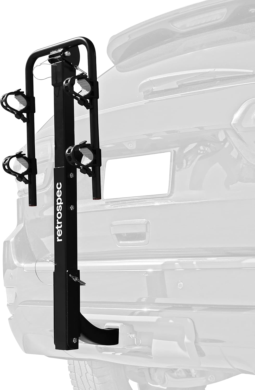 Retrospec Lenox 2-5, Fahrradträger für PKWs, LKWs und SUVs mit 2-Zoll-Anhängerkupplung (5,1 cm), kla