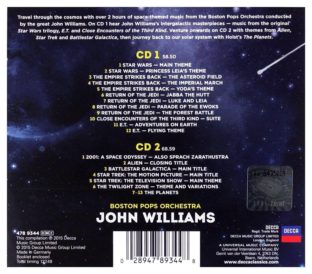 John Williams: John Williams Conducts Star Wars (Gwiezdne Wojny) (PL) [2CD], Audio-CD