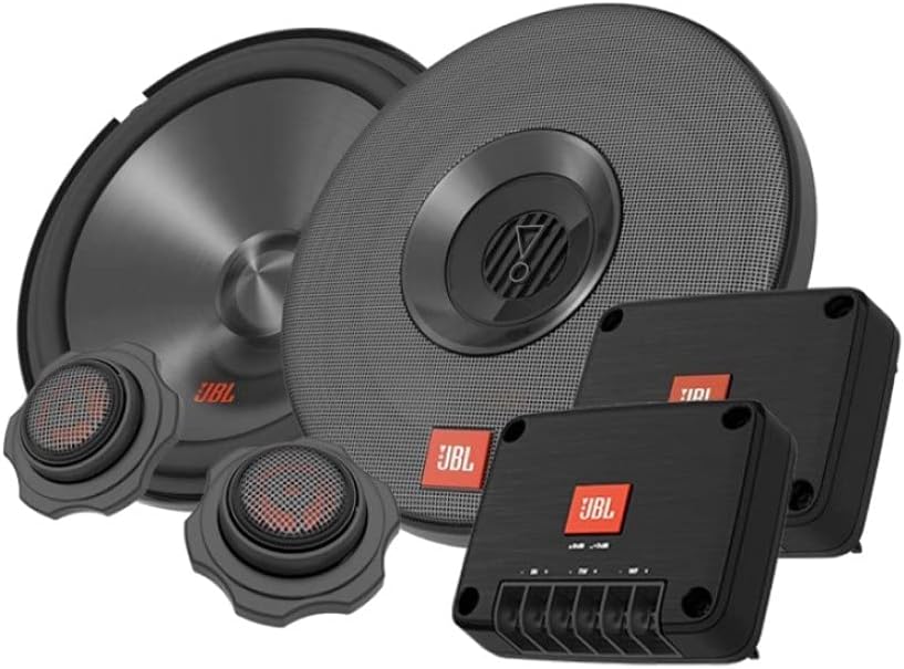 JBL Club 602CTP 2-Wege Auto Soundsystem - 210 Watt Komponenten Auto Lautsprecher Boxen Set mit 165mm