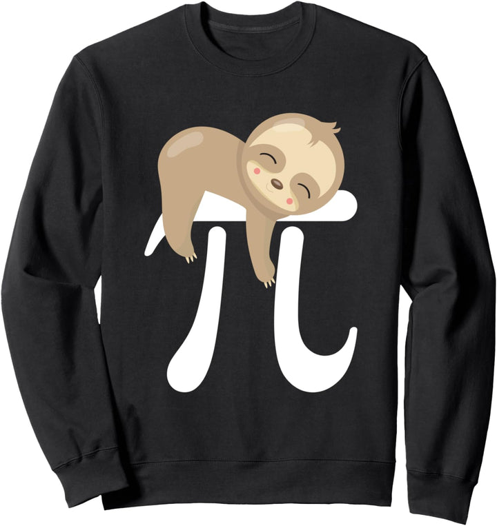 Baby Faultier Pi Symbol Pi Tag Mathe Geek Sweatshirt