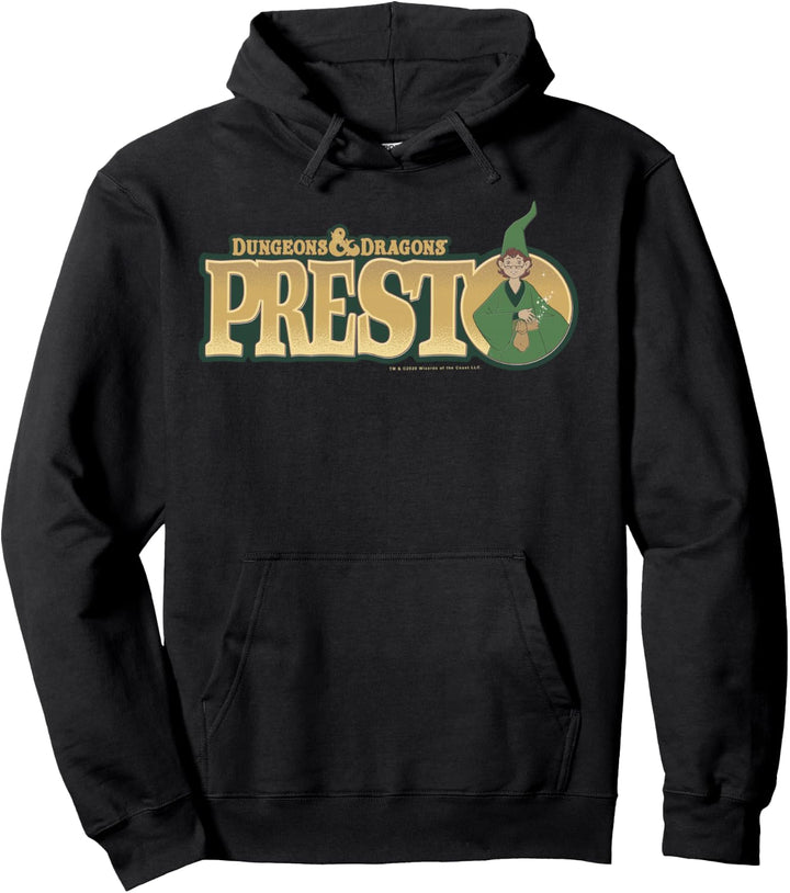 Dungeons &amp; Dragons Presto Text Portrait Pullover Hoodie