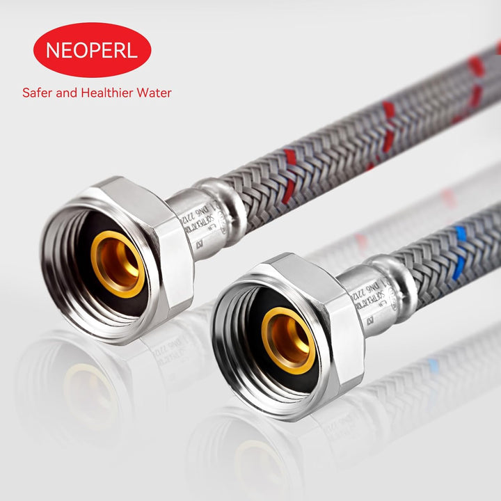 Niederdruck Armatur Küche Ausziehbar CECIPA, Wasserhahn Küche 3 Anschlüsse, Küchenarmatur Niederdruc