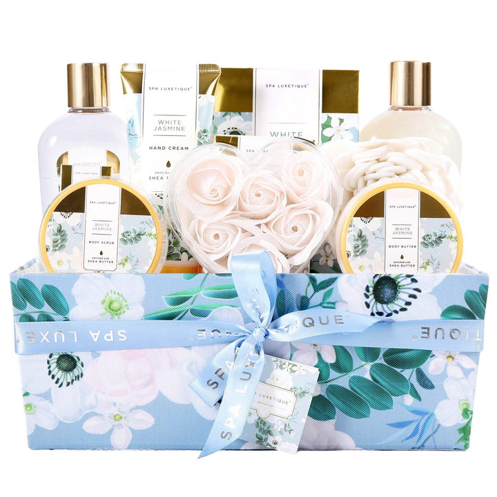 SPA LUXETIQUE Beauty Set für Frauen-12tlg Jasminduft Bade Geschenkset, Geburtstagsgeschenk, Spa Set,