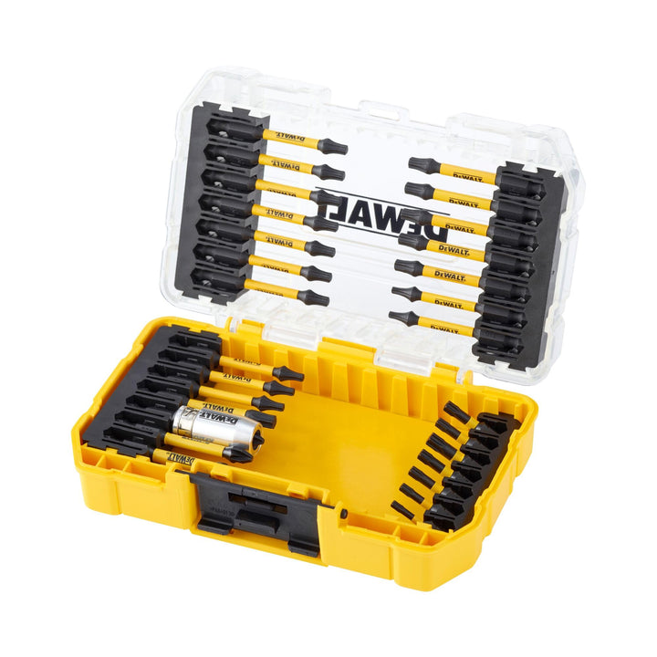 Dewalt Extreme Flextorq Schrauberbit-Set (29-teilig, Bit-Set mit Kunststoff-Box, für Profis- und Hob