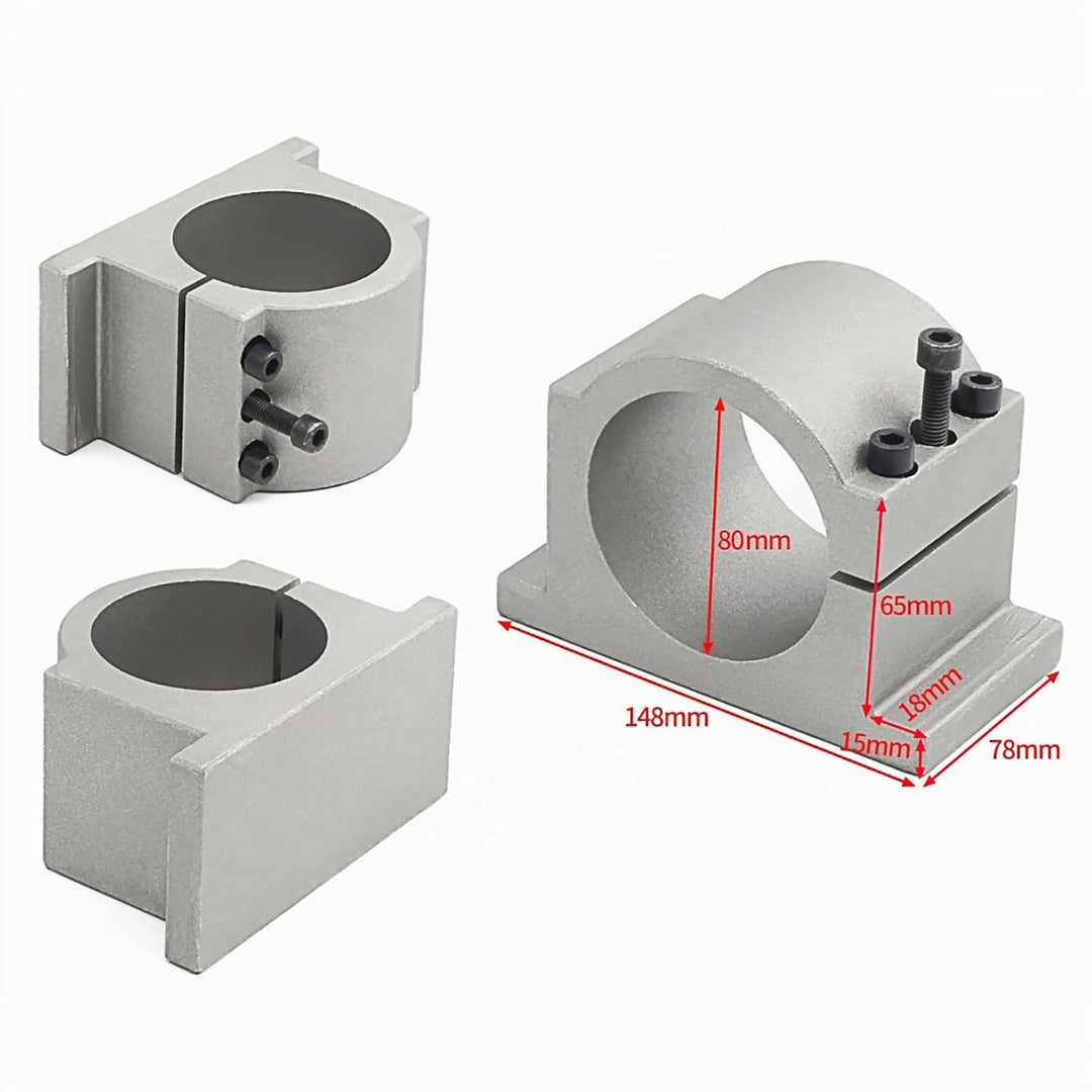 RATTMMOTOR EU Stock 1,5 KW Spindelmotor,CNC Spindelmotor wassergekühlter ER16 24000U/min+1,5kW VFD I