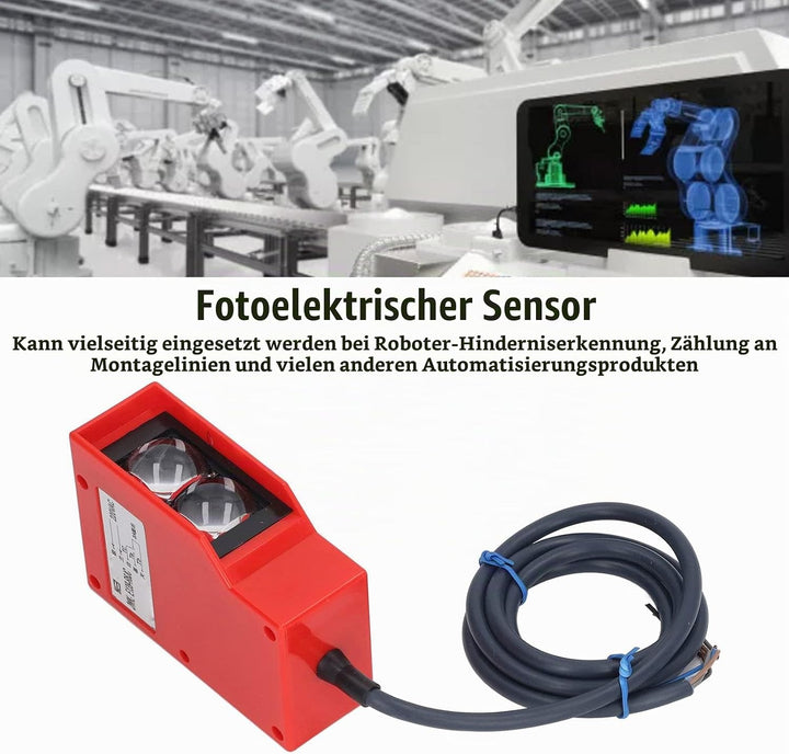 AC220V Lichtschranke IP54 Schutz 6M Reichweite Diffuse Reflexion Lichtschranke Hindernisvermeidungss