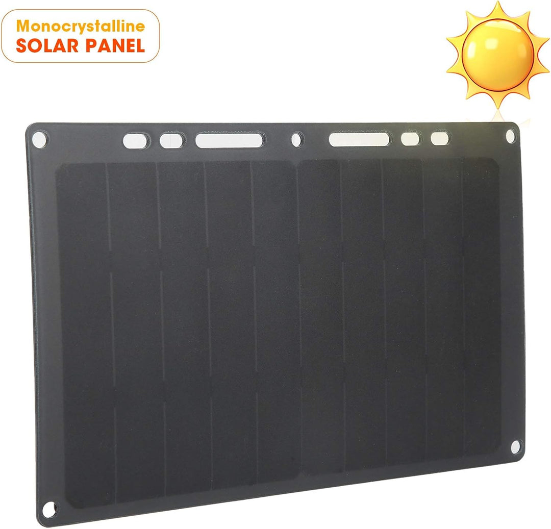 6V 10W monokristallines Solarpanel Tragbares Solarpanel mit Standard-USB-Spannungsregler/1700mAh Aus