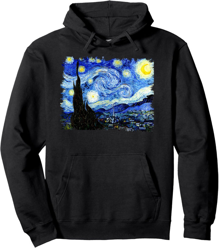 Van Gogh Sternennacht Berühmte Klassische Kunst Stilvoll Pullover Hoodie